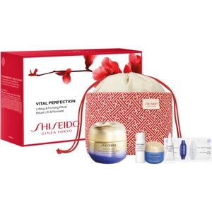 Shiseido Vital Perfection Uplifting and Firming Cream Pouch Set darčeková sada (pre vyhladenie kontúr)