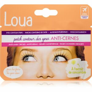 Loua Eyes Contour Strips Anti Shadow očná maska proti opuchom a tmavým kruhom 10 ml