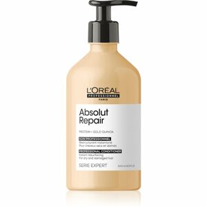 L’Oréal Professionnel Serie Expert Absolut Repair hĺbkovo regeneračný kondicionér pre suché a poškodené vlasy 500 ml