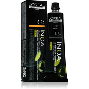 L’Oréal Professionnel Inoa permanentná farba na vlasy bez amoniaku odtieň 6.34 60 ml