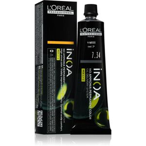 L’Oréal Professionnel Inoa permanentná farba na vlasy bez amoniaku odtieň 7.34 60 ml