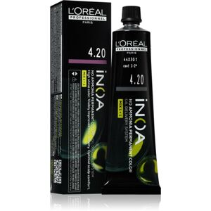 L’Oréal Professionnel Inoa permanentná farba na vlasy bez amoniaku odtieň 4.20 60 ml