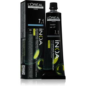 L’Oréal Professionnel Inoa permanentná farba na vlasy bez amoniaku odtieň 7.1 60 ml