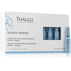 Thalgo Source Marine Absolute Hydra-Marine Concentrate intenzívne hydratačný koncentrát pre suchú pleť 7x1.2 ml