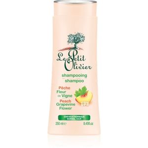 Le Petit Olivier Peach & Grapevine Flower šampón pre normálne vlasy 250 ml