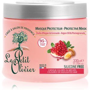 Le Petit Olivier Argan Oil & Pomegranate maska pre farbené a melírované vlasy 330 ml