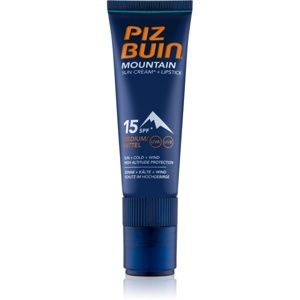 Piz Buin Mountain ochranný krém na tvár a balzam na pery 2 v 1 SPF 15 20 ml