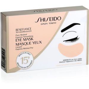 Shiseido Benefiance WrinkleResist24 Pure Retinol Express Smoothing Eye Mask očná protivrásková maska s retinolom 3x2 ks