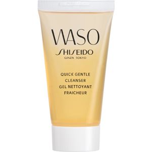 Shiseido Waso Quick Gentle Cleanser čistiaci a odličovací gél bez alkoholu 30 ml