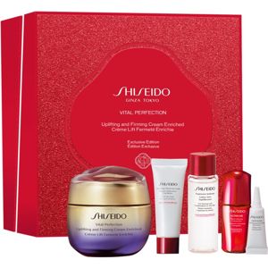 Shiseido Vital Perfection Uplifting & Firming Cream Enriched darčeková sada (pre perfektnú pleť)