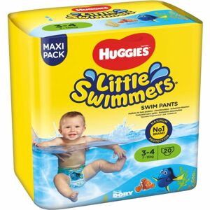 Huggies Little Swimmers 3-4 jednorazové plienkové plavky 7-15 kg 12 ks