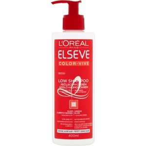 L’Oréal Paris Elseve Color-Vive Low Shampoo ochranný krém na umývanie pre suché a farbené vlasy 400 ml