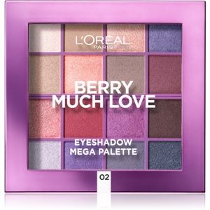 L’Oréal Paris Eyeshadow Mega Palette Berry Much Love paletka očných ti
