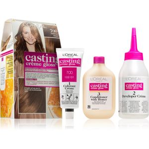 L’Oréal Paris Casting Creme Gloss farba na vlasy odtieň 700 Honey