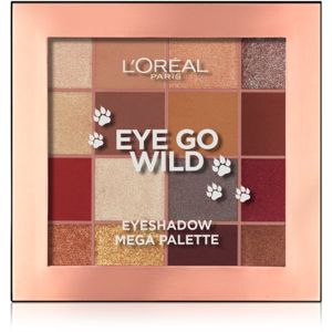 L’Oréal Paris Eye Go Wild Eyeshadow Mega Palette paletka očných tieňov 17 g