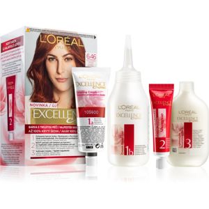 L’Oréal Paris Excellence Creme farba na vlasy odtieň 6.46 Natural Light Copper Red