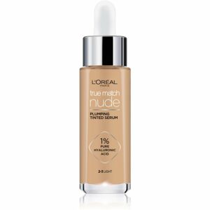 L’Oréal Paris True Match Nude Plumping Tinted Serum sérum pre zjednotenie farebného tónu pleti odtieň 2-3 Light 30 ml