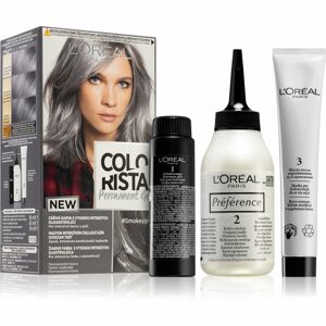 L’Oréal Paris Colorista Permanent Gel permanentná farba na vlasy odtieň Smokey Grey 1 ks