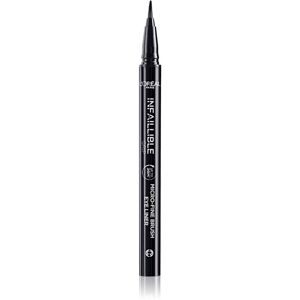 L’Oréal Paris Infaillible Grip 36h Micro-Fine liner linka na oči vo fixke odtieň 01 Obsidian black 0,4 g