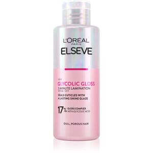 L’Oréal Paris Elseve Glycolic Gloss maska na vlasy pre uhladenie a obnovu poškodených vlasov 200 ml
