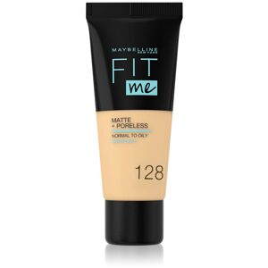 Maybelline Fit Me! Matte+Poreless zmatňujúci make-up pre normálnu až mastnú pleť odtieň 128 Warm Nude 30 ml