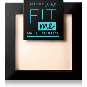 Maybelline Fit Me! Matte+Poreless zmatňujúci púder odtieň 105 Natural Ivory 9 g