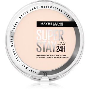 Maybelline SuperStay 24H Hybrid Powder-Foundation kompaktný púdrový make-up pre matný vzhľad odtieň 03 9 g