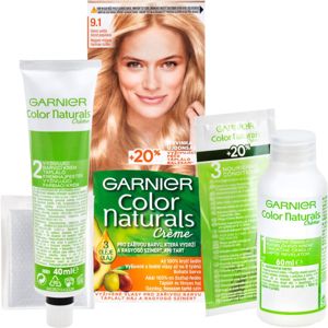 Garnier Color Naturals Creme farba na vlasy odtieň 9.1 Natural Extra Light Ash Blond