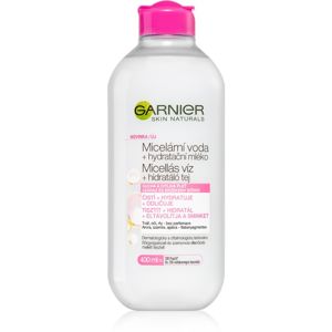 Garnier Skin Naturals micelárna voda s obsahom hydratačného mlieka pre suchú a citlivú pokožku 400 ml
