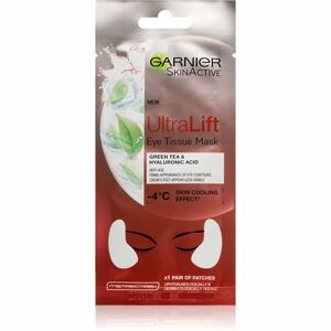 Garnier Skin Active Ultra Lift plátenná maska proti vráskam na očné okolie 6 g