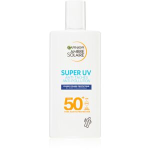 Garnier Ambre Solaire Super UV opaľovací fluid na tvár 50+ 40 ml