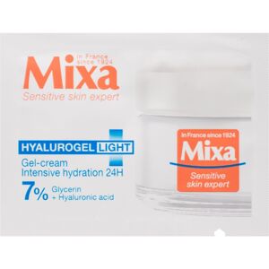 MIXA Hyalurogel Light hydratačný krém na tvár s kyselinou hyalurónovou 1 ml