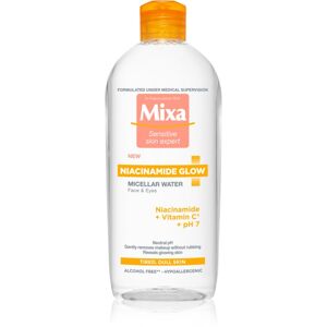 MIXA Niacinamide Glow micelárna voda pre rozjasnenie pleti 400 ml