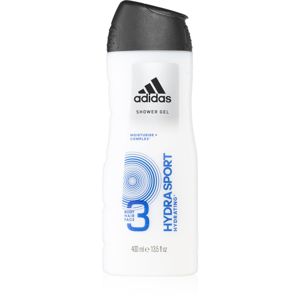 Adidas Hydra Sport sprchový gél na tvár, telo a vlasy 3v1 400 ml