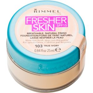 Rimmel Fresher Skin ultra ľahký make-up SPF 15 odtieň 103 True Ivory 25 ml