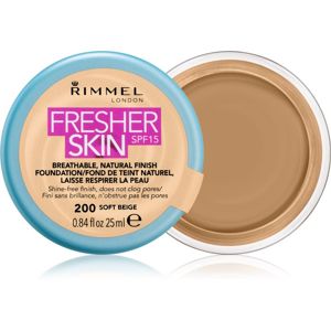 Rimmel Fresher Skin ultra ľahký make-up SPF 15 odtieň 200 Soft Beige 25 ml