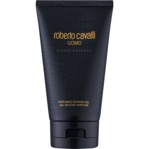 Roberto Cavalli Uomo Silver Essence sprchový gél pre mužov 150 ml