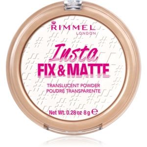 Rimmel Insta Fix & Matte transparentný fixačný púder 8 g