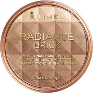 Rimmel Radiance Brick bronzujúci rozjasňujúci púder odtieň 001 Light 12 g