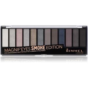Rimmel Magnif’ Eyes paletka očných tieňov odtieň 003 Smoked Edition 14.16 g