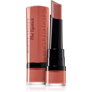Bourjois Rouge Velvet The Lipstick matný rúž odtieň 15 Peach Tatin 2,4 g