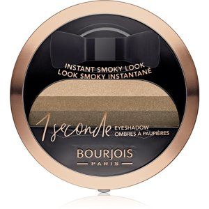 Bourjois 1 Seconde očné tiene pre okamžité dymové líčenie odtieň 02 Brun-ette a Dorée 3 g