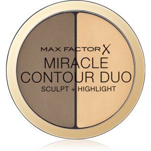 Max Factor Miracle Contour Duo krémový bronzer a rozjasňovač odtieň Light/ Medium 8 g