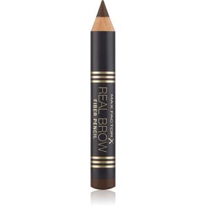 Max Factor Real Brow Fiber Pencil ceruzka na obočie odtieň 004 Deep Brown