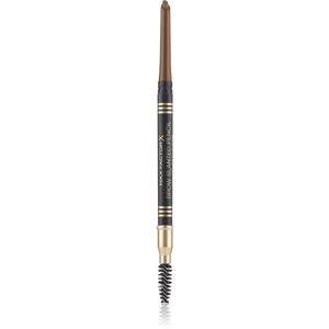 Max Factor Brow Slanted Pencil automatická ceruzka na obočie s kefkou odtieň 02 Soft Brown
