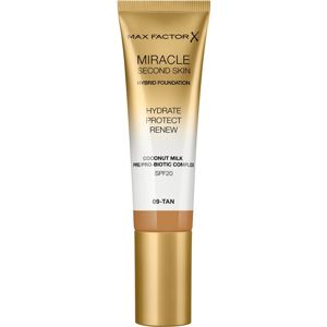 Max Factor Miracle Second Skin hydratačný krémový make-up SPF 20 odtieň 09 Tan 30 ml