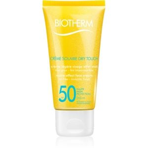 Biotherm Crème Solaire Dry Touch zmatňujúci opaľovací krém na tvár SPF 50 50 ml