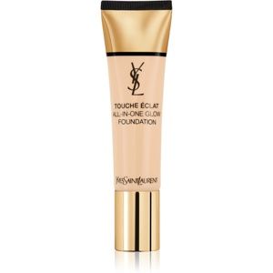Yves Saint Laurent Touche Éclat All-In-One Glow tekutý make-up SPF 23 odtieň B10 Porcelaine 30 ml