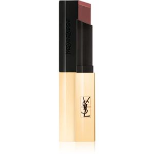 Yves Saint Laurent Rouge Pur Couture The Slim tenký zmatňujúci rúž s koženým efektom odtieň 6 Nu Insolite 2,2 g