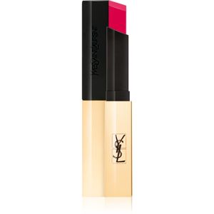 Yves Saint Laurent Rouge Pur Couture The Slim tenký zmatňujúci rúž s koženým efektom odtieň 14 Rose Curieux 2,2 g